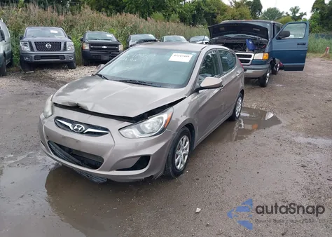2014 Hyundai Accent Gs из США, поврежденный, VIN KMHCT5AE2EU163112